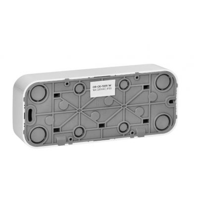 Gniazdo potrójne n/t ToDo 2P+Z IP20 16A 230V AC 16A 230V AC biały ORNO (OR-OE-7209/W)
